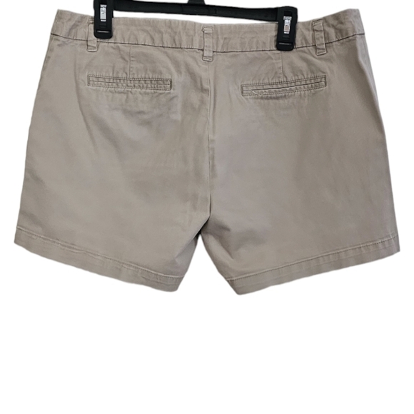 Faded Glory Tan-Khaki Chino Bermuda Shorts 16 - Picture 3 of 6